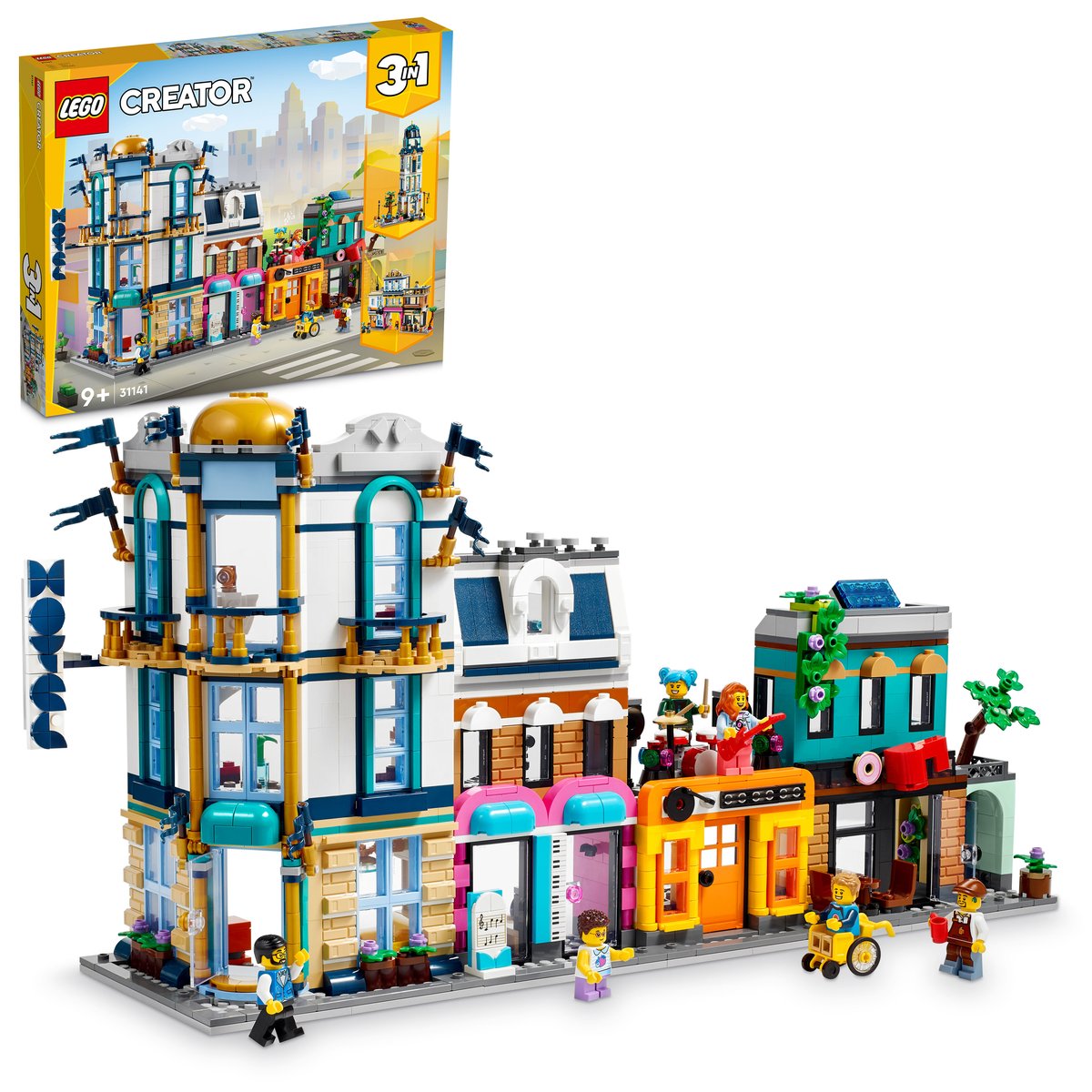 LEGO 31141 LEGO® Creator 31141 - Hauptstraße – Box & Produkt