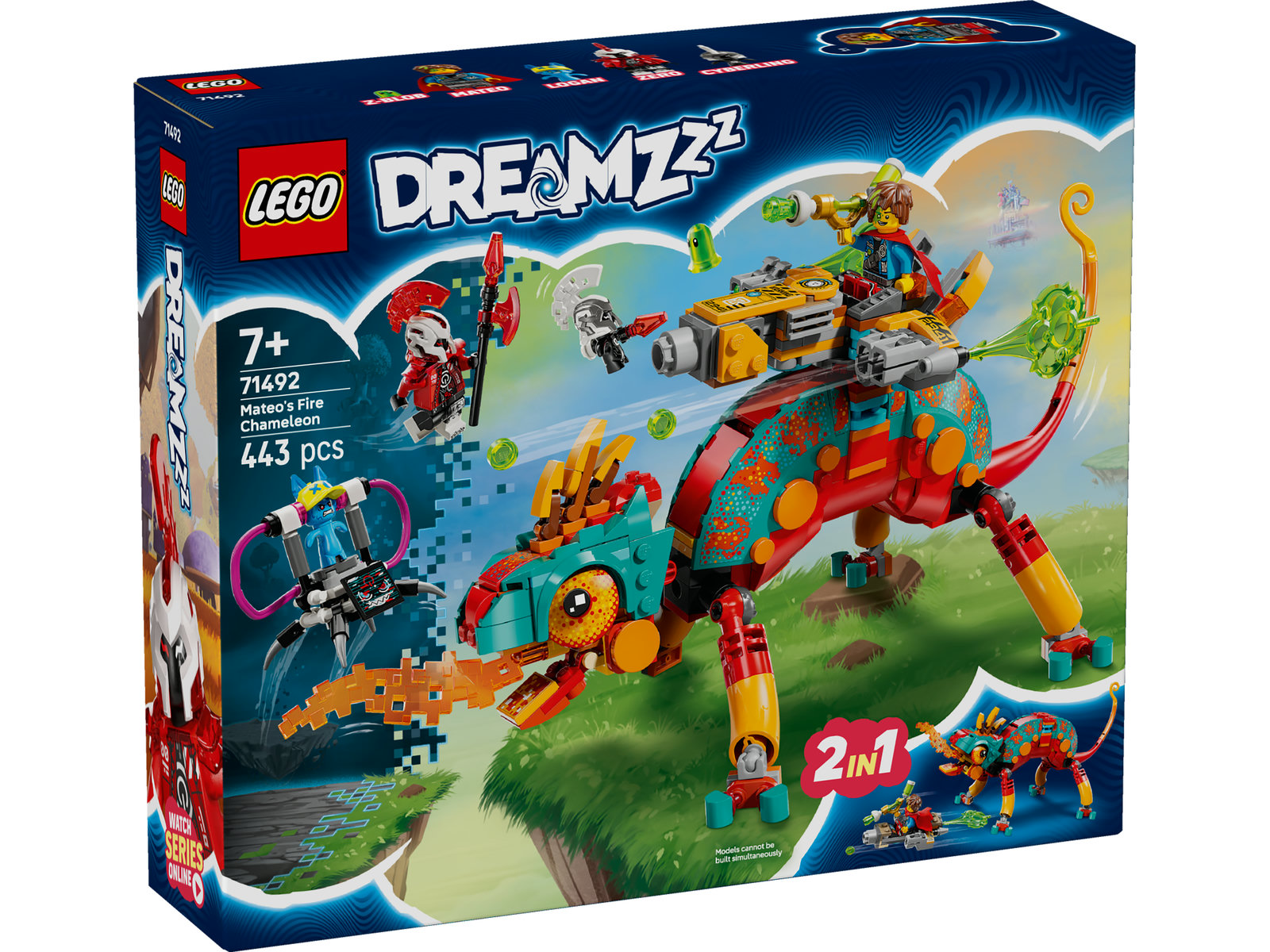 LEGO® DREAMZzz 71492 - Mateos Feuer-Chamäleon