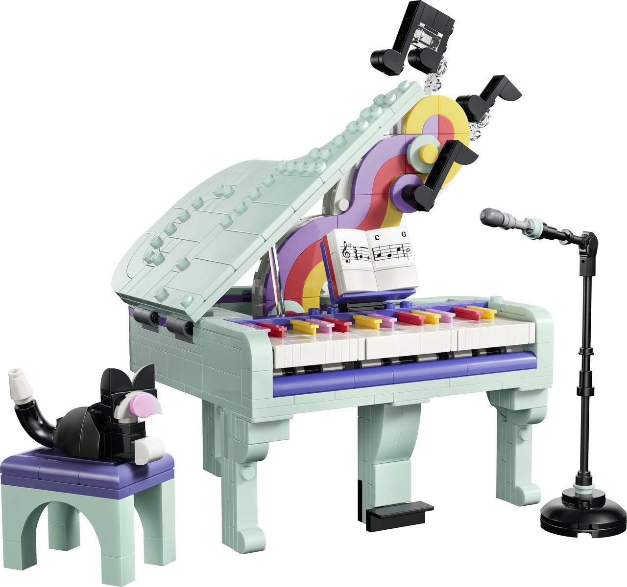LEGO 31392 LEGO® Creator 31392 - Deko-Klavier mit Katze – Produktfoto