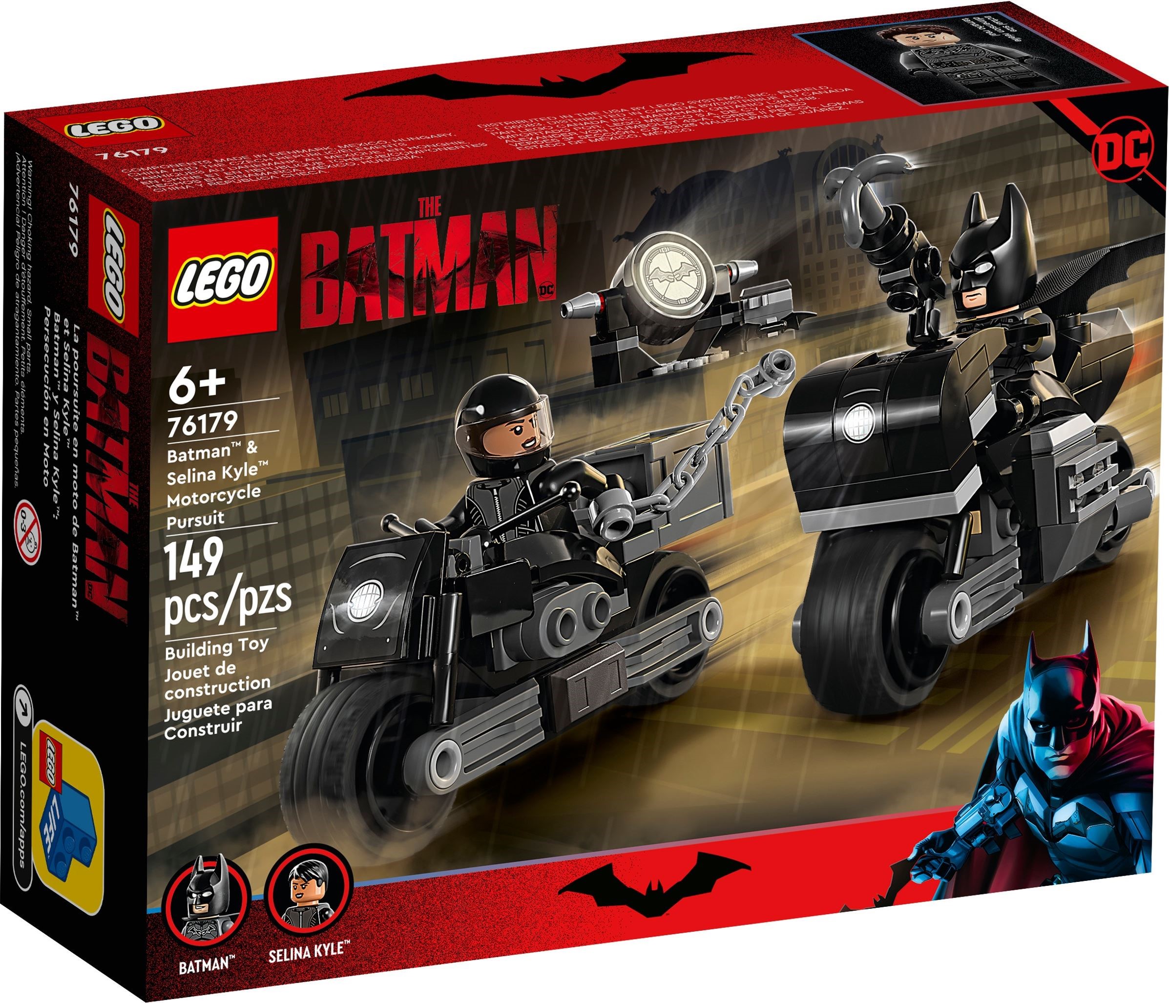 LEGO® DC 76179 - Batman™ & Selina Kyle™: Verfolgungsjagd auf dem Motorrad