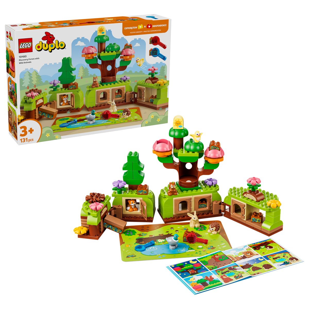 LEGO 10480 LEGO® DUPLO® 10480 - Wald mit wilden Tieren – Box & Produkt