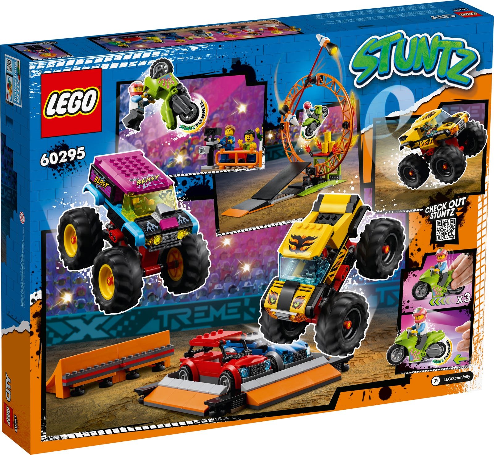 LEGO® City 60295 - Stuntshow-Arena - Box Back