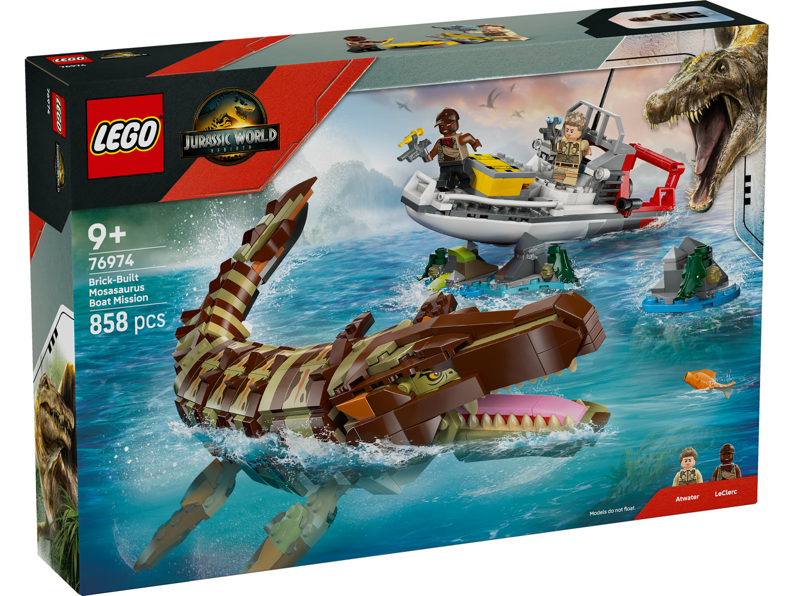 LEGO® Jurassic World 76974 - Mosasaurier: Die Bootmission