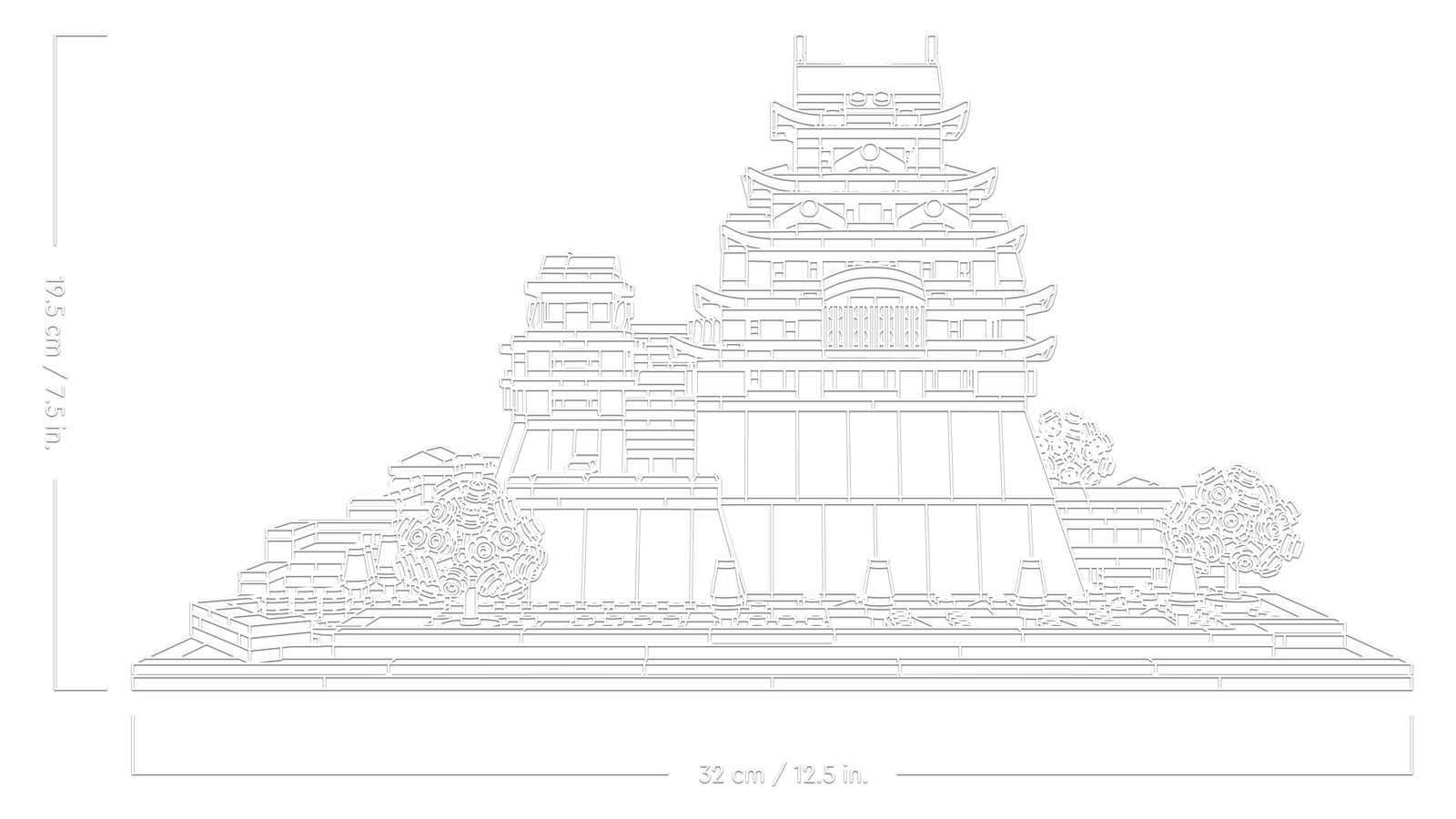 LEGO 21060 LEGO® Architecture 21060 - Burg Himeji – Detailansicht 4