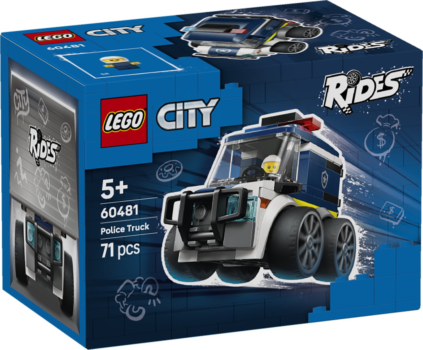 LEGO® City 60481 - Coole Flitzer – Polizei-Truck
