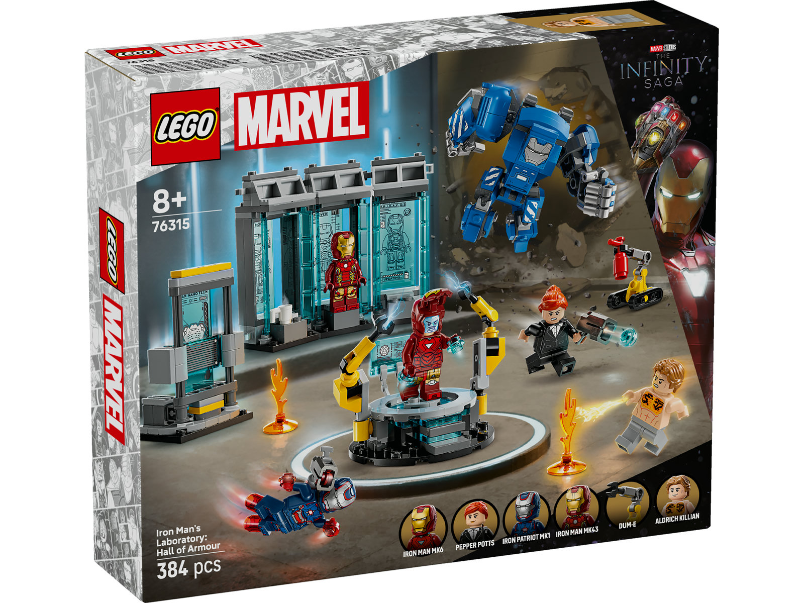 LEGO® Super Heroes 76315 - Iron Mans Labor: Halle der Rüstungen LEGO® Super Heroes 76315 - Iron Mans Labor: Halle der Rüstungen