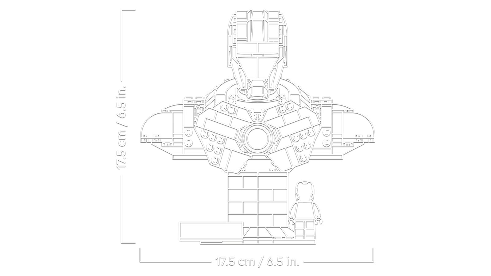 LEGO 76327 LEGO® ǀ Marvel 76327 - Iron Man MK4 – Detailansicht 4
