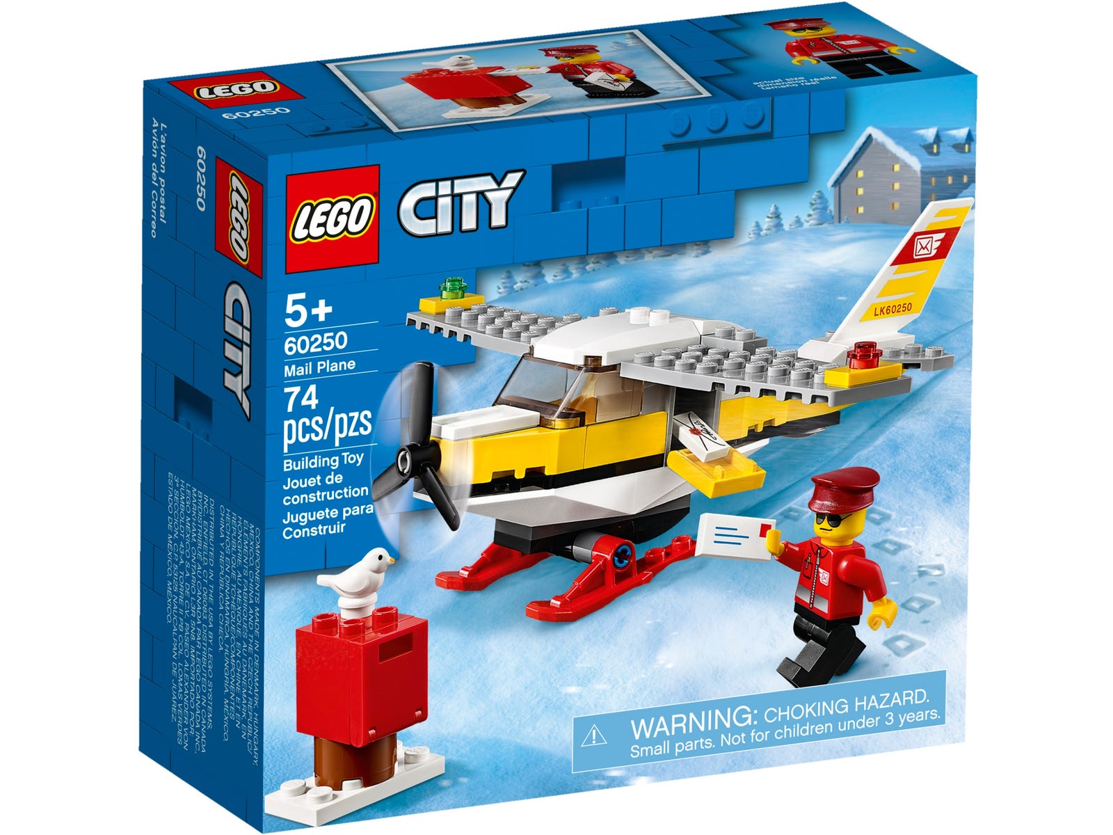 LEGO® City 60250 - Post-Flugzeug - Box Front