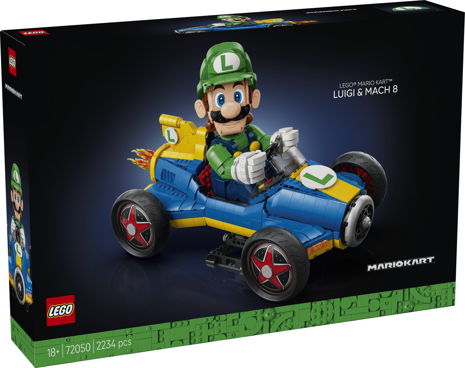 LEGO 72050 LEGO® 72050 - Mario Kart™: Luigi & Turboflitzer – Verpackung vorne