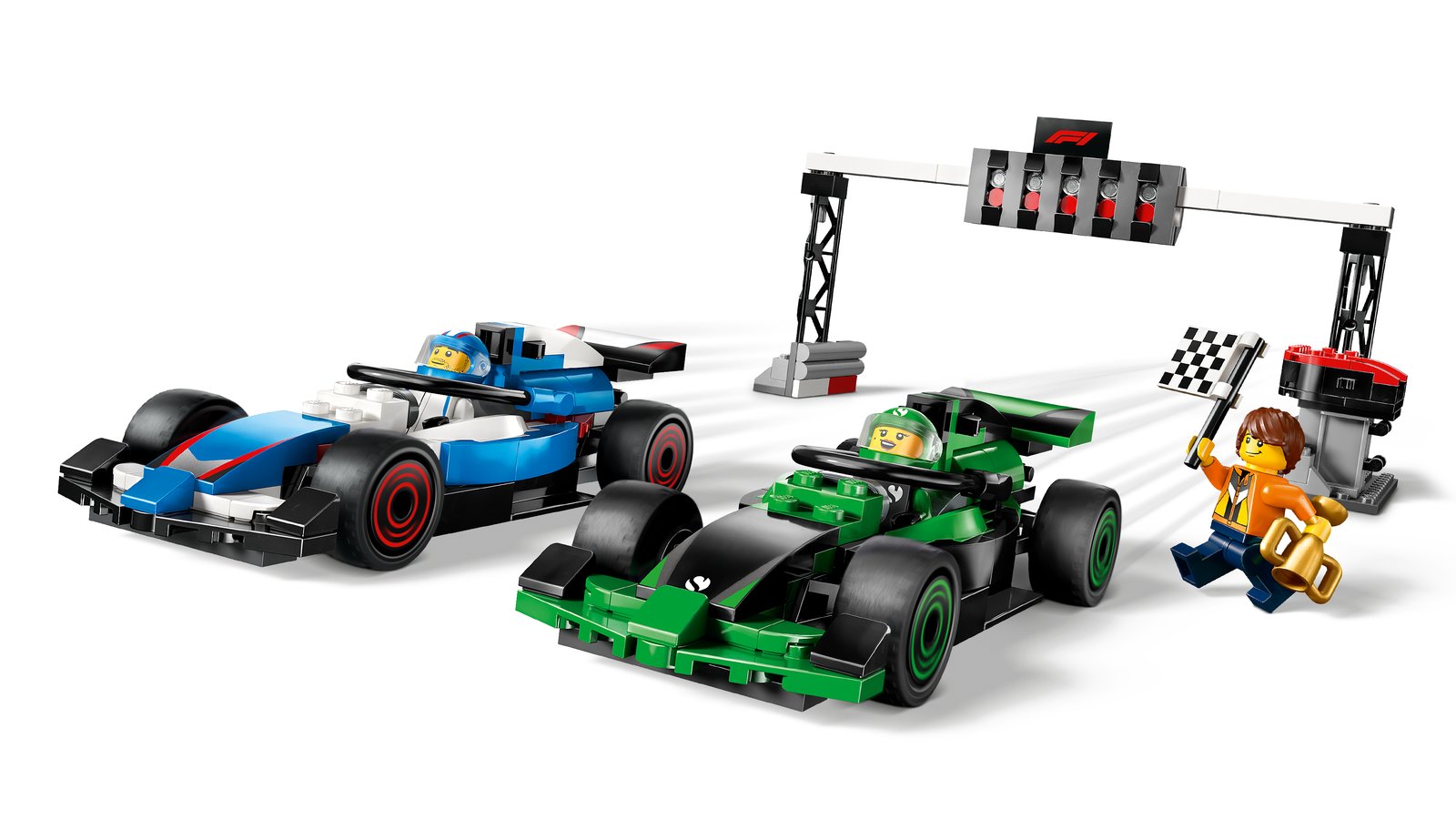LEGO 60474 LEGO® City 60474 - F1® Startaufstellung mit VCARB & Sauber Rennautos – Primaeres Produktbild