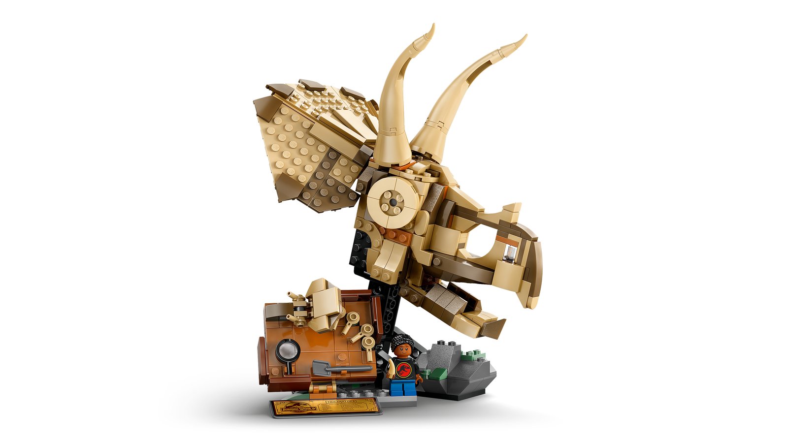 LEGO 76969 LEGO® Jurassic World 76969 - Dinosaurier-Fossilien: Triceratops-Schädel – Primaeres Produktbild