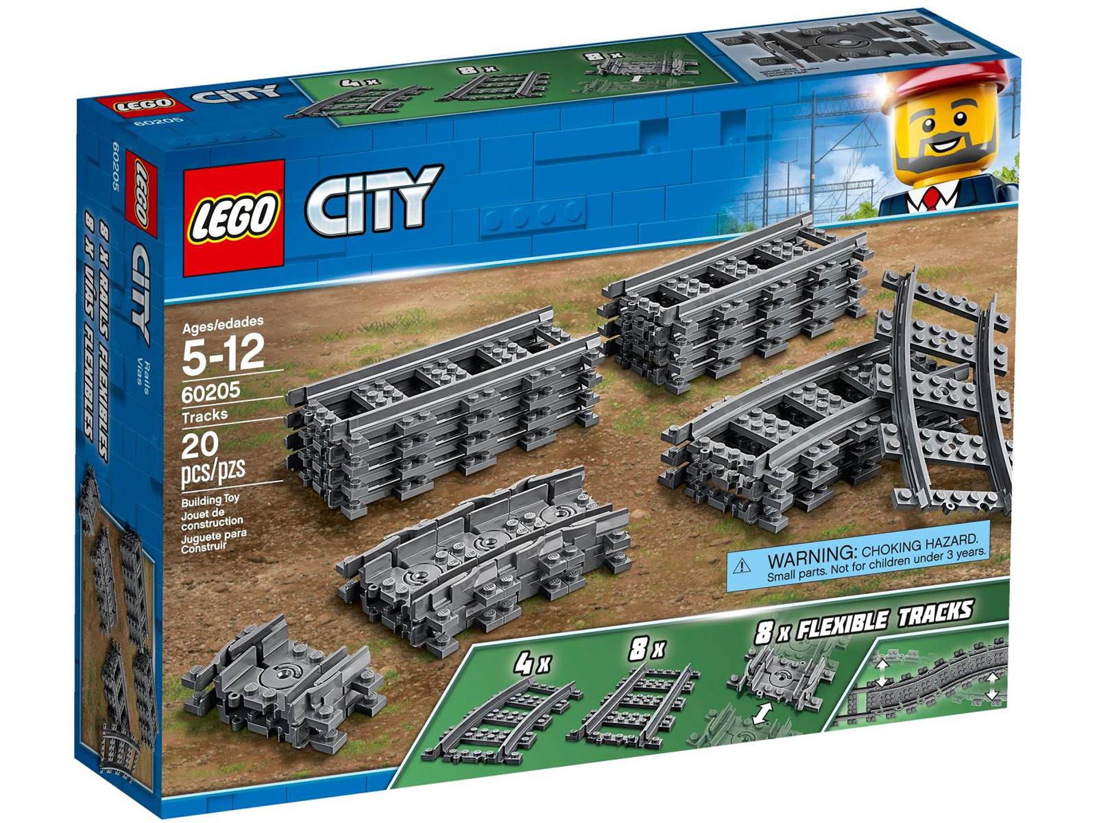 LEGO® City 60205 - Schienen LEGO® City 60205 - Schienen - Box Front