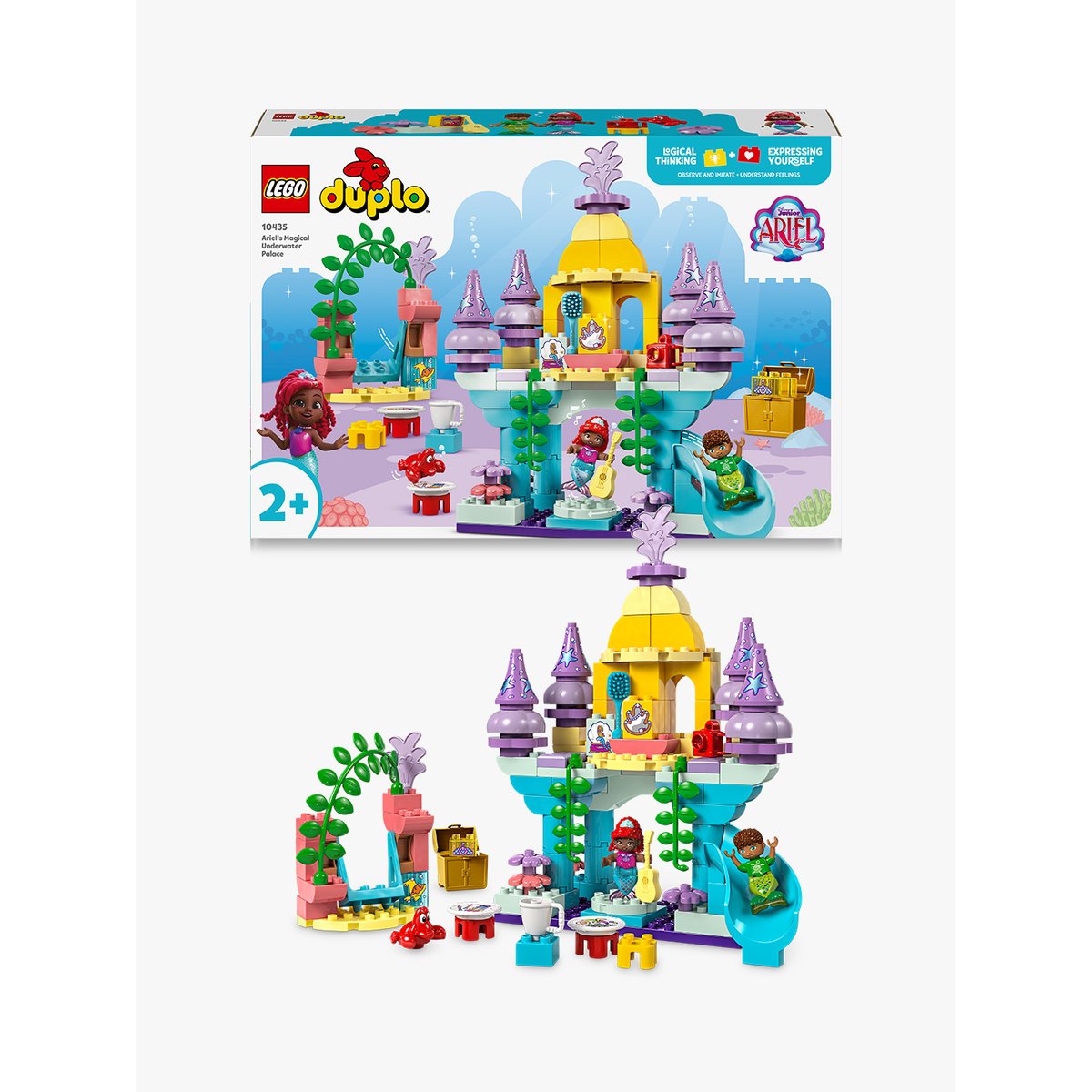 LEGO 10435 LEGO® DUPLO® | Disney 10435 - Arielles magischer Unterwasserpalast – Box & Produkt