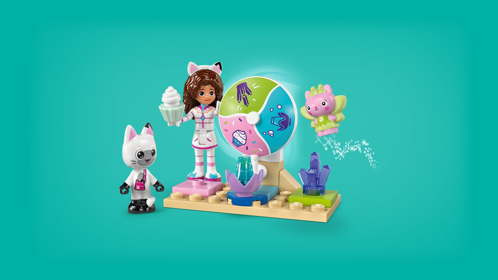 LEGO 11205 LEGO® Gabby's Dollhouse 11205 - Zuckerguss-Gebirge und Kätzchen-Garten – Detailansicht 3