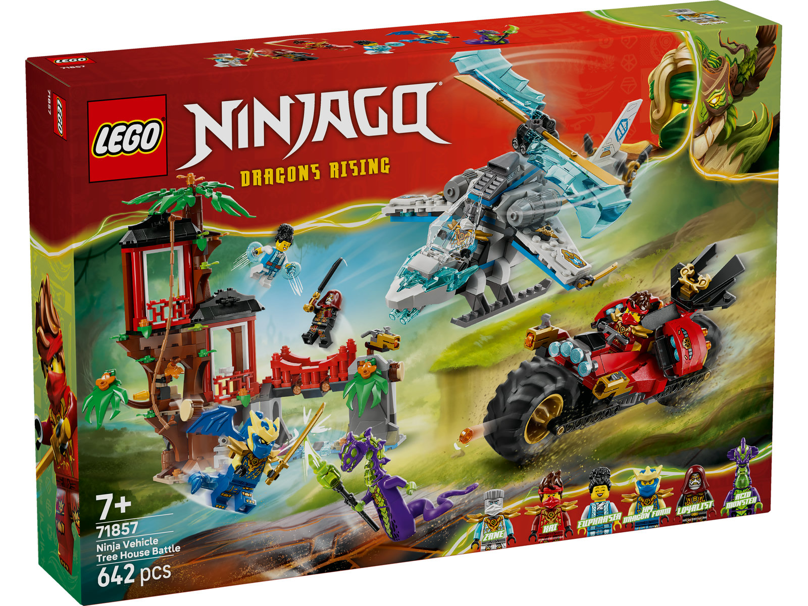 LEGO® Ninjago 71857 - Showdown am Baumhaus mit dem Ninja-Bike