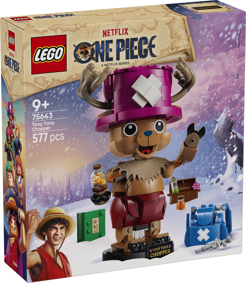 LEGO 75643 LEGO® ONE PIECE 75643 - Tony Tony Chopper – Verpackung vorne