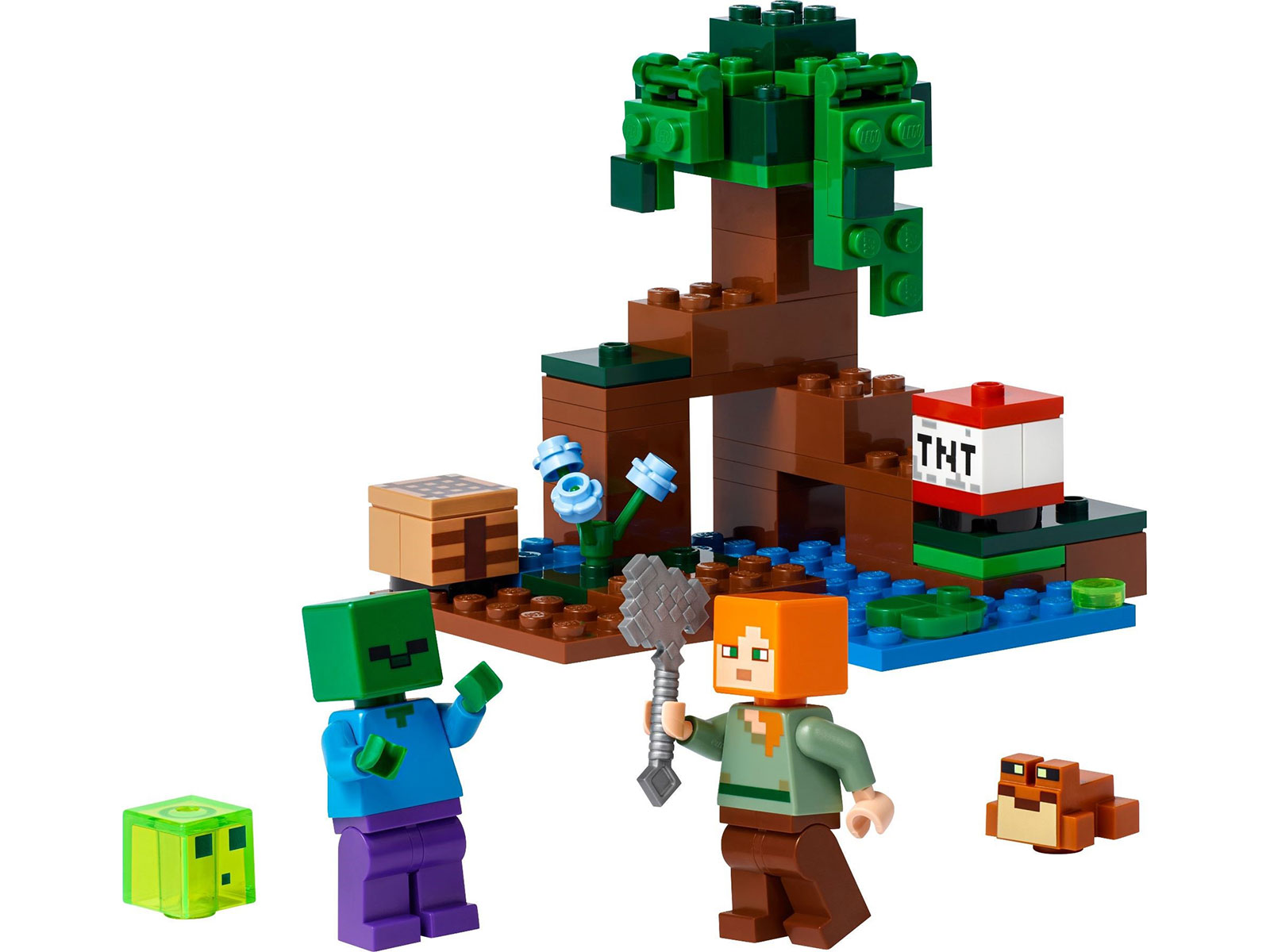 LEGO® Minecraft® 21240 - Das Sumpfabenteuer