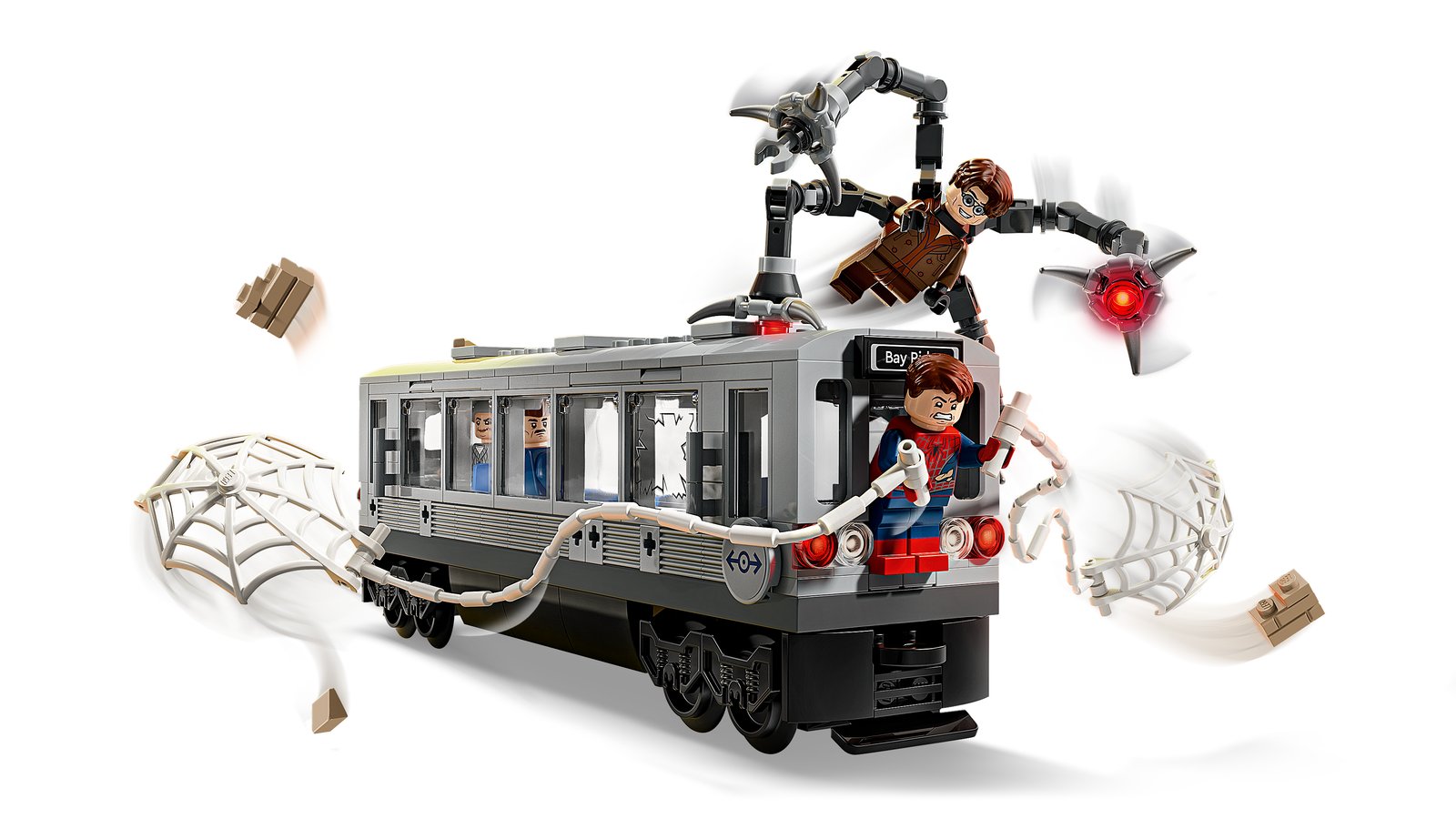 LEGO 76321 LEGO® Super Heroes 76321 - Spider-Man vs. Doc Ock: Showdown in der U-Bahn – Primaeres Produktbild
