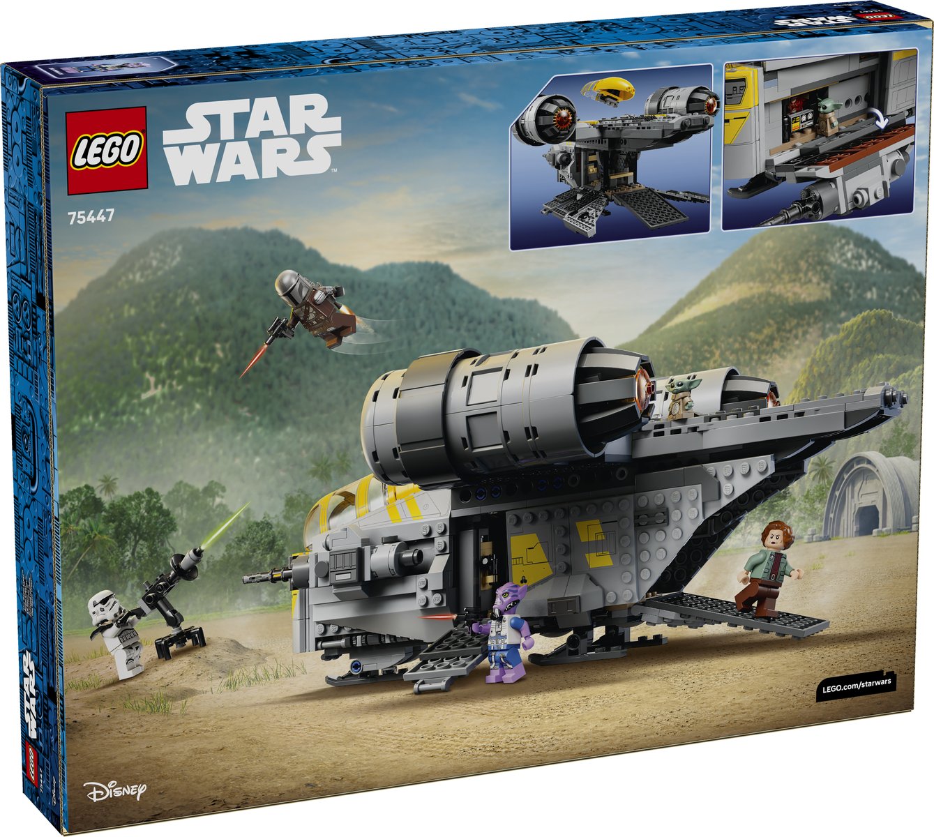 LEGO 75447 LEGO® Star Wars™ 75447 - Razor Crest™ – Verpackung hinten