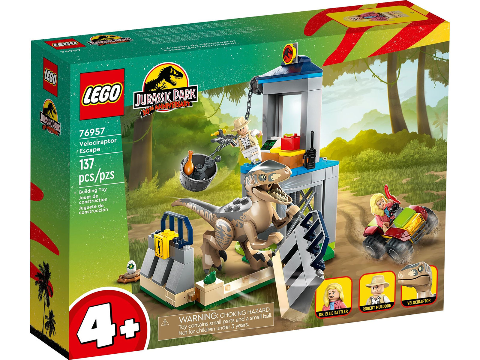 LEGO® Jurassic World 76957 - Flucht des Velociraptors
