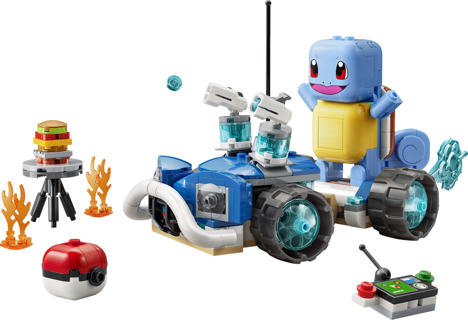 LEGO 72156 LEGO® Pokémon™ 72156 - SMART Play™: Trainer-Buggyabenteuer mit Schiggy – Produktfoto