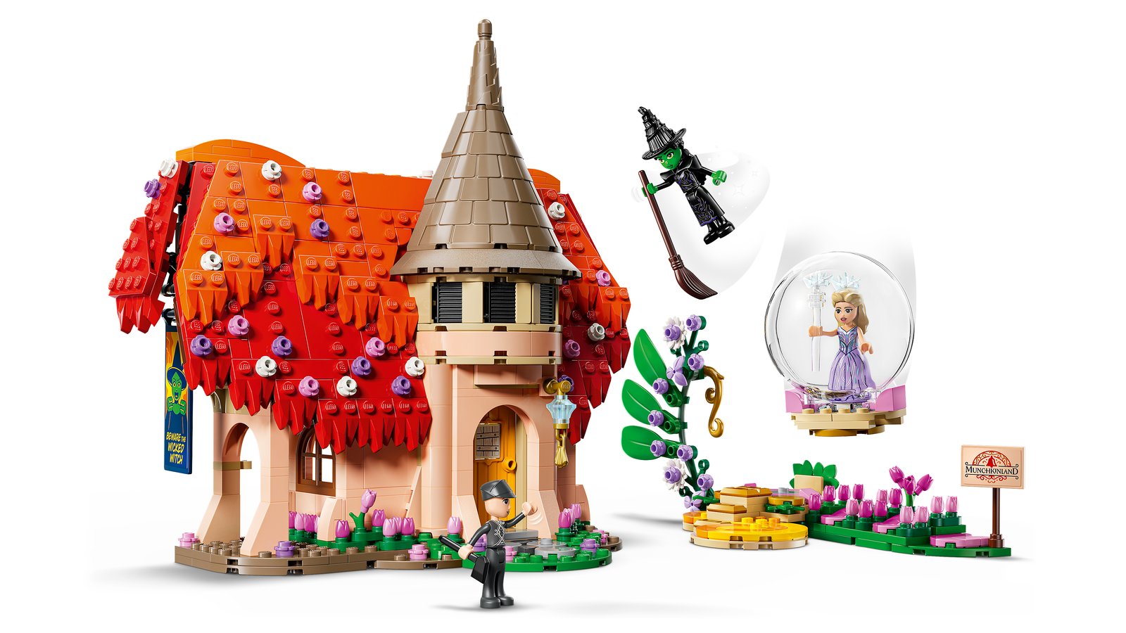 LEGO 75690 LEGO® Wicked 75690 - Glinda und Elphaba im Munchkinland – Primaeres Produktbild