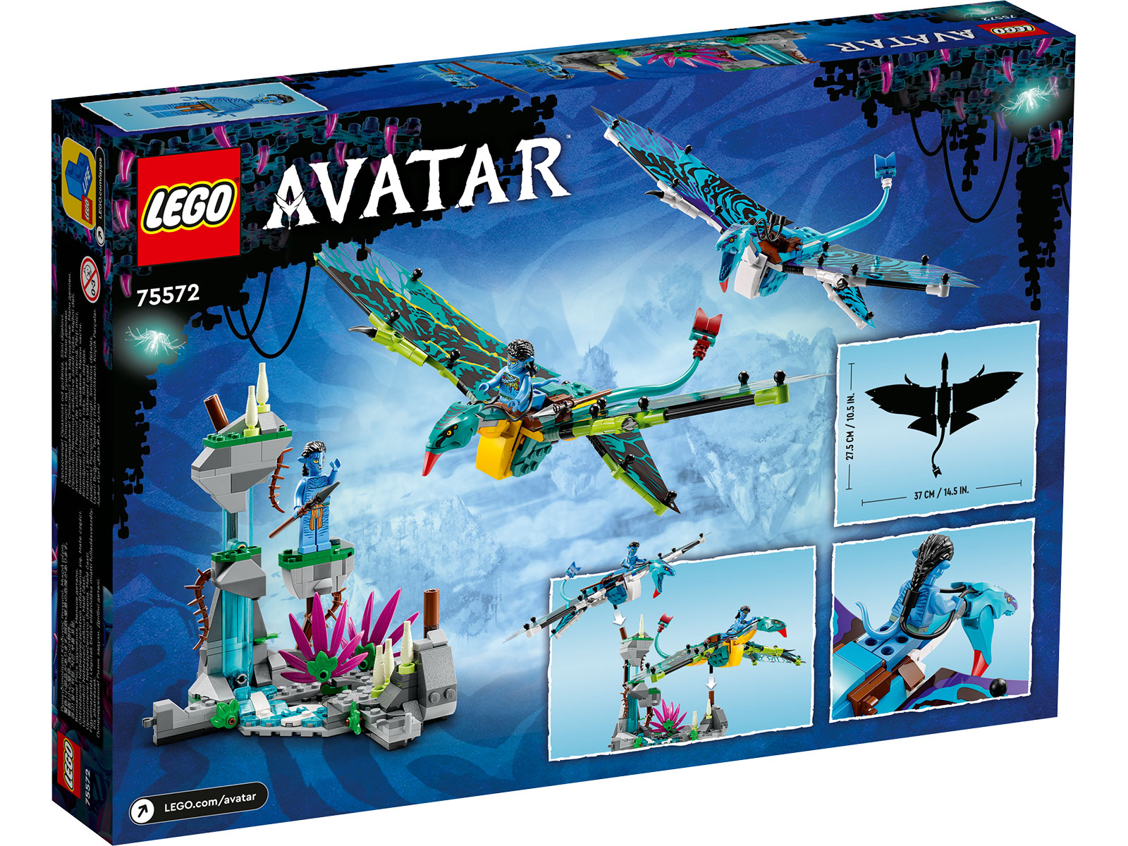 LEGO® Avatar 75572 - Jakes und Neytiris erster Flug auf einem Banshee - Box Back