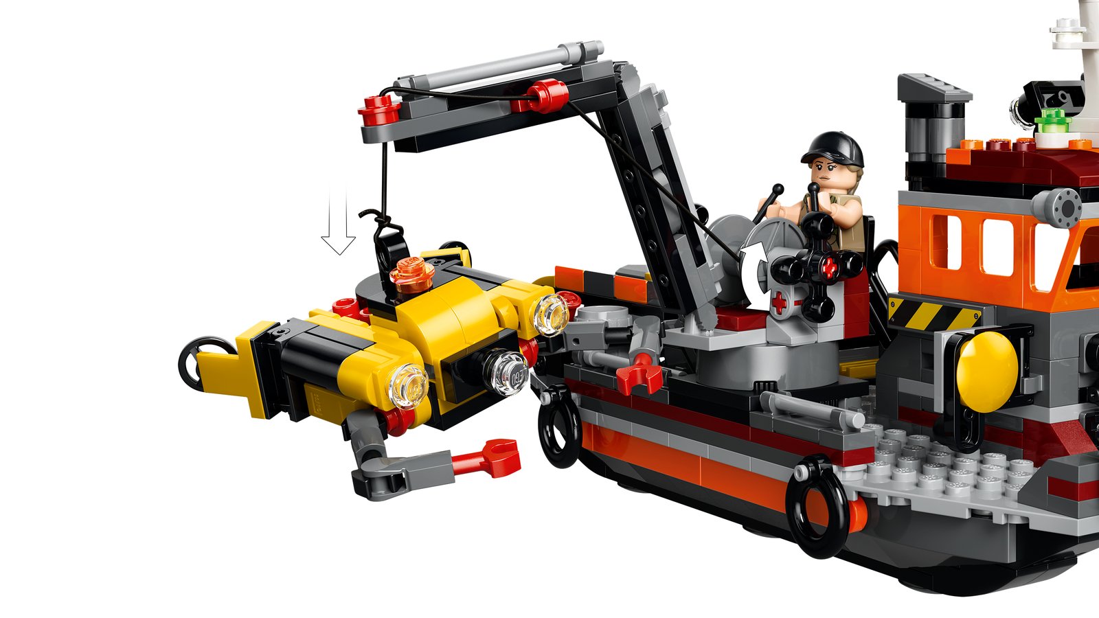 LEGO 77983 LEGO® Jurassic World 77983 - Mosasaurier-Angriff auf das Boot – Detailansicht 4