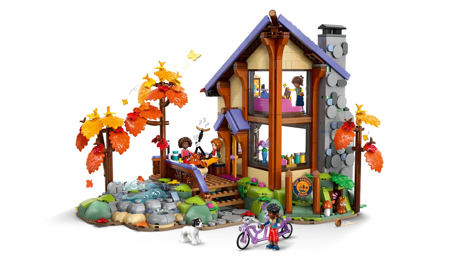 LEGO 42705 LEGO® Friends 42705 - Gemütliche Hütte im Herbstwald – Primäres Produktbild