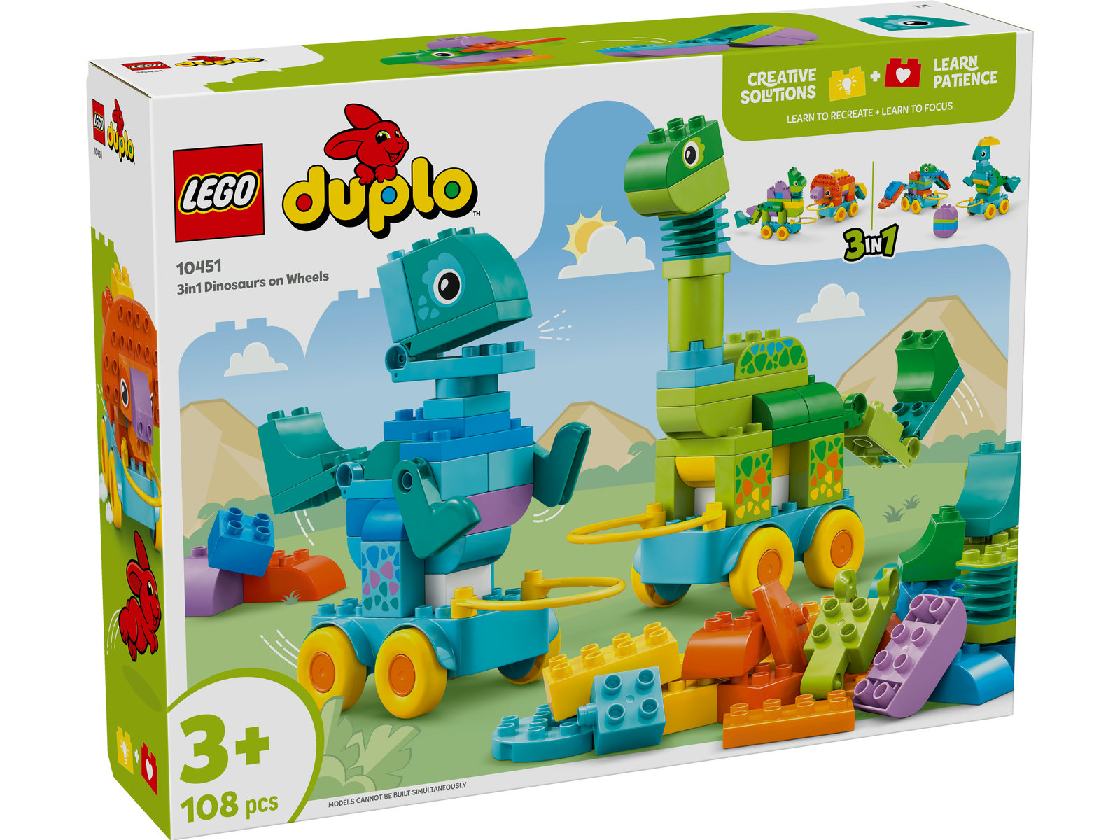 LEGO® DUPLO Town 10451 - Dinos auf Rädern 3-in-1-Set