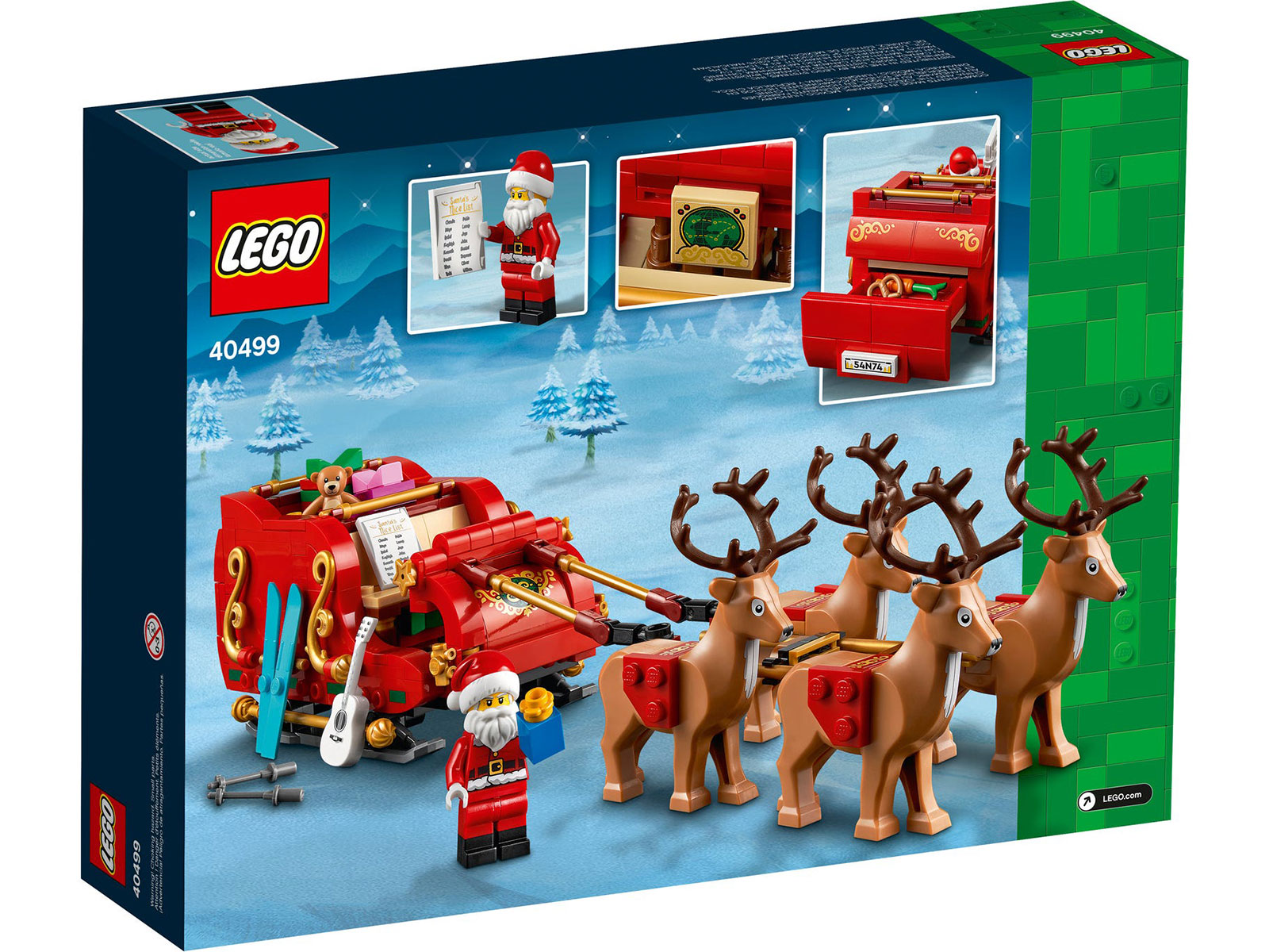 LEGO® 40499 - Schlitten des Weihnachtsmanns