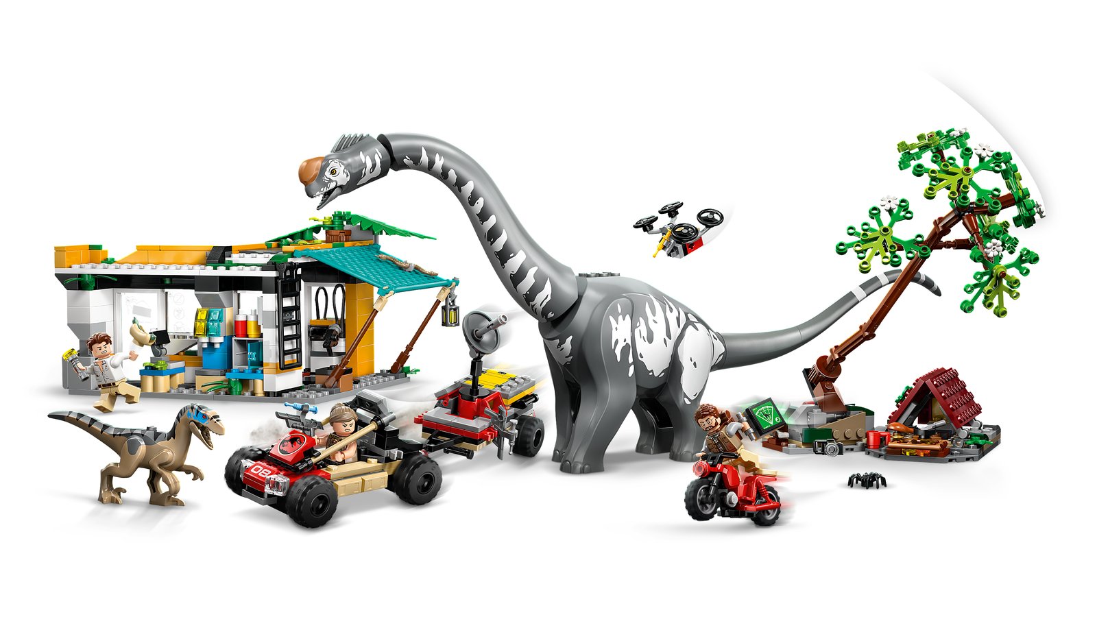 LEGO 76973 LEGO® Jurassic World 76973 - Raptor & Titanosaurus: Große Fährtensuche – Detailansicht 3