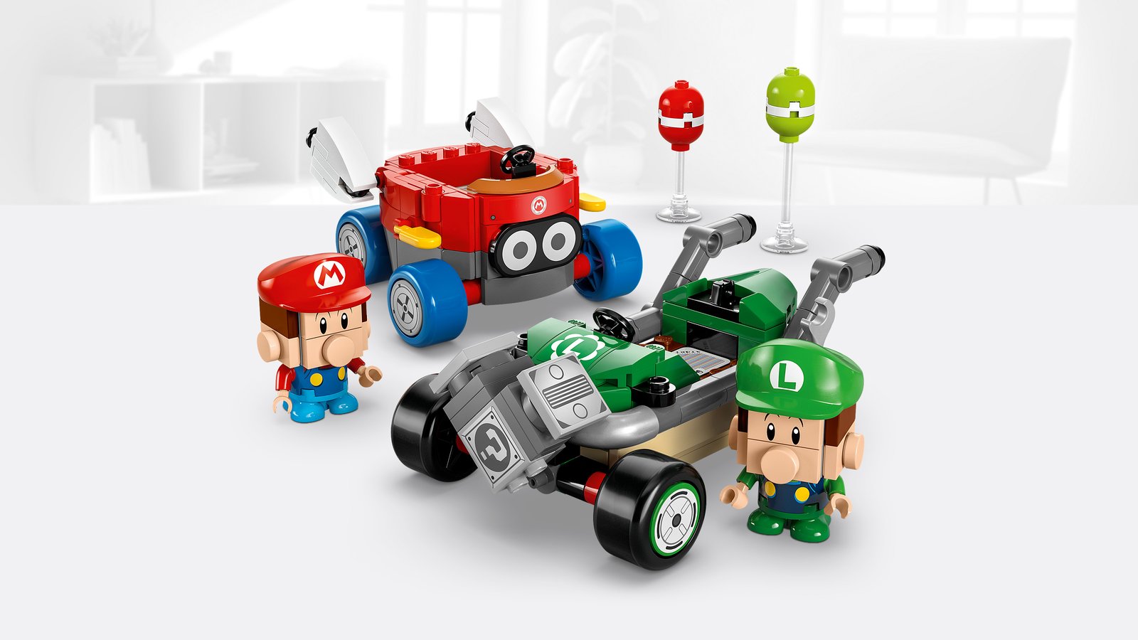 LEGO 72034 LEGO® Super Mario 72034 - Mario Kart™ – Baby Mario vs. Baby Luigi – Detailansicht 3