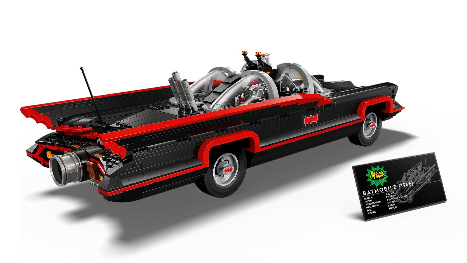 LEGO 76328 LEGO® Super Heroes DC 76328 - Batman™: Batmobil aus der 60er-Jahre-Fernsehserie – Detailansicht 3