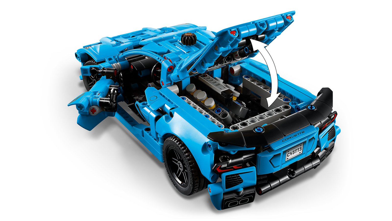 LEGO 42217 LEGO® Technic 42217 - Chevrolet Corvette Stingray in Blau – Detailansicht 5