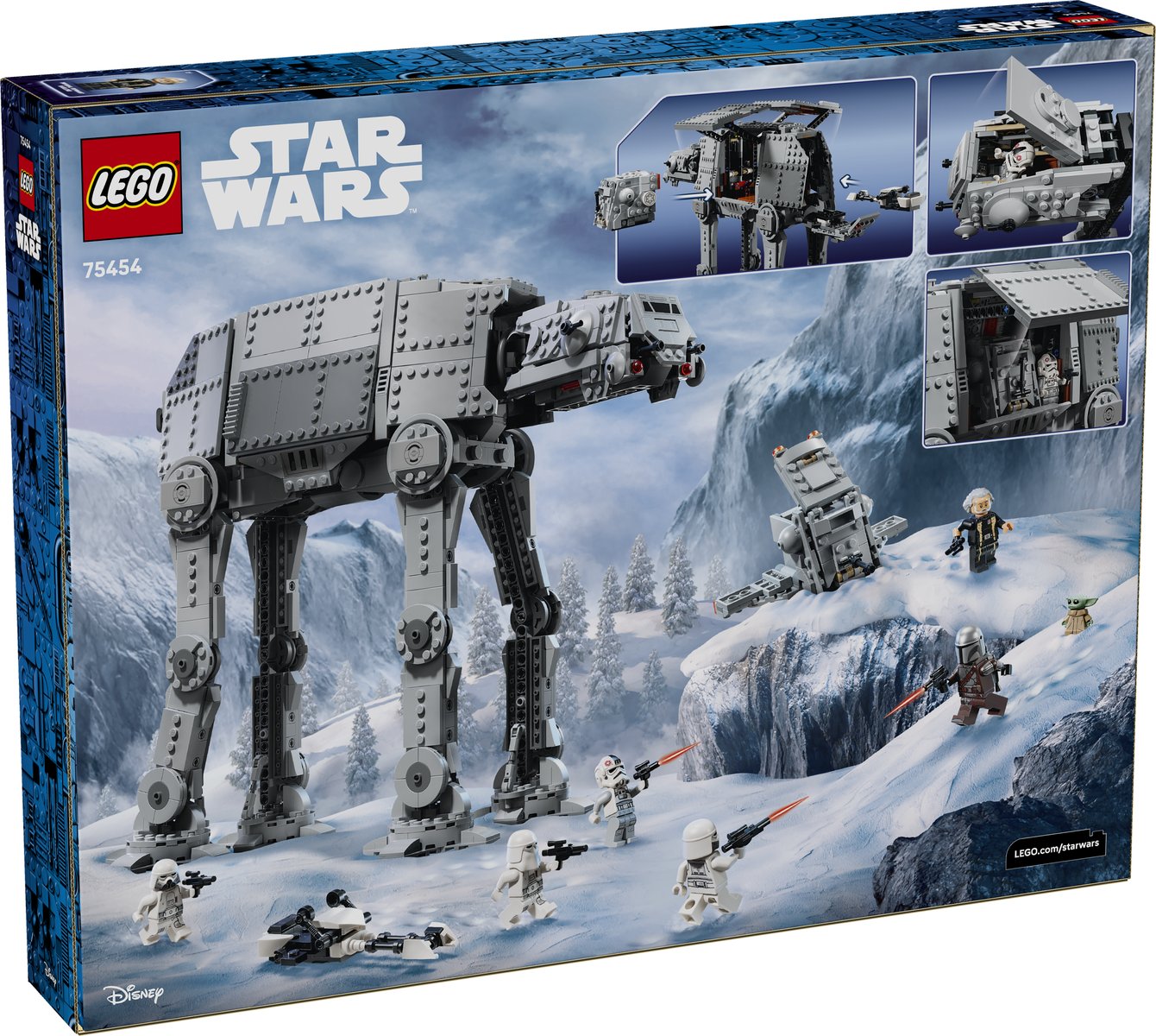 LEGO 75454 LEGO® Star Wars™ 75454 - AT-AT™ des Restimperiums mit INT-4 – Verpackung hinten