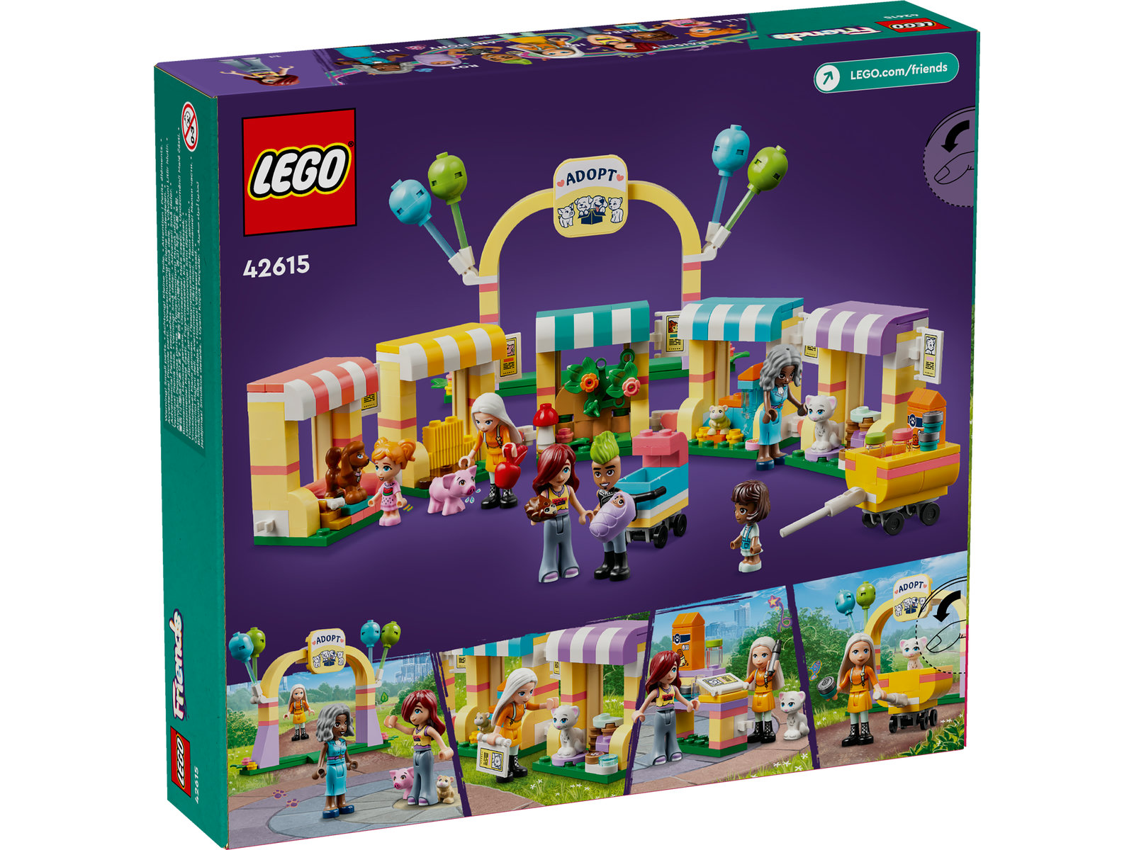 LEGO® Friends 42615 - Tieradoptionstag