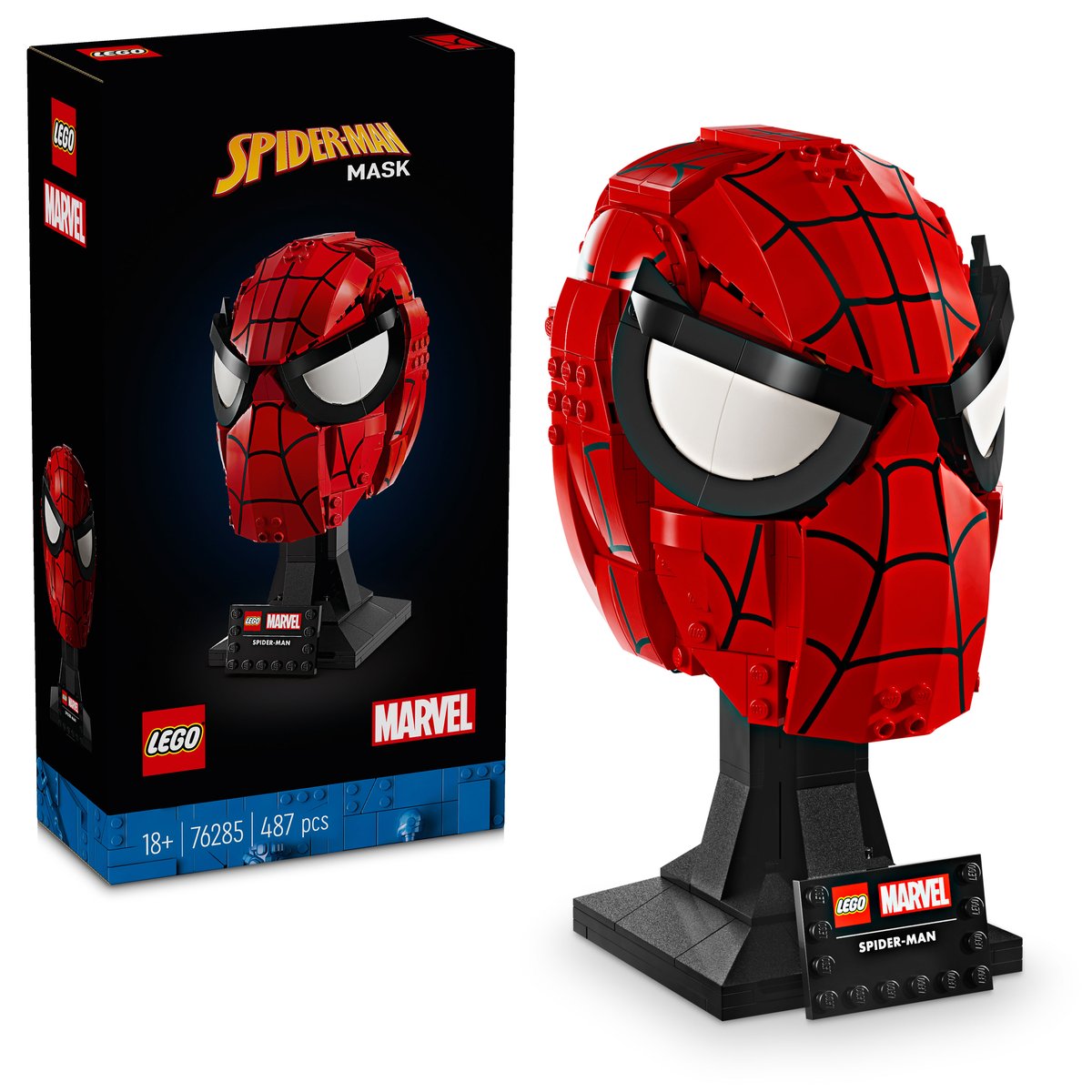 LEGO 76285 LEGO® Marvel 76285 - Spider-Mans Maske – Box & Produkt