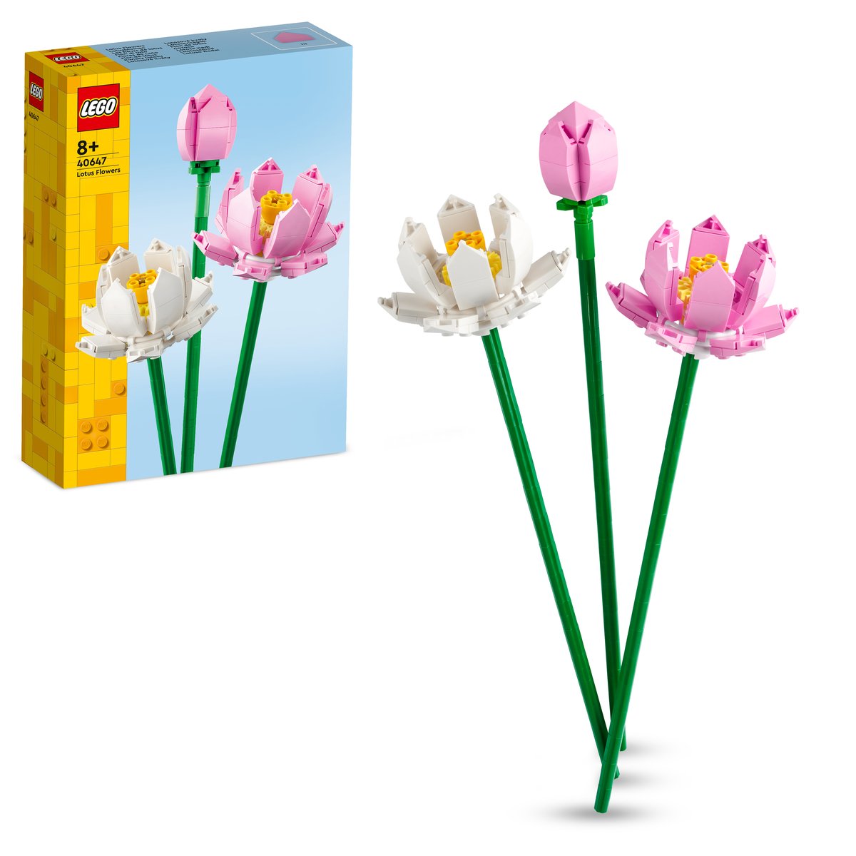 LEGO 40647 LEGO® Iconic 40647 - Lotusblumen – Box & Produkt