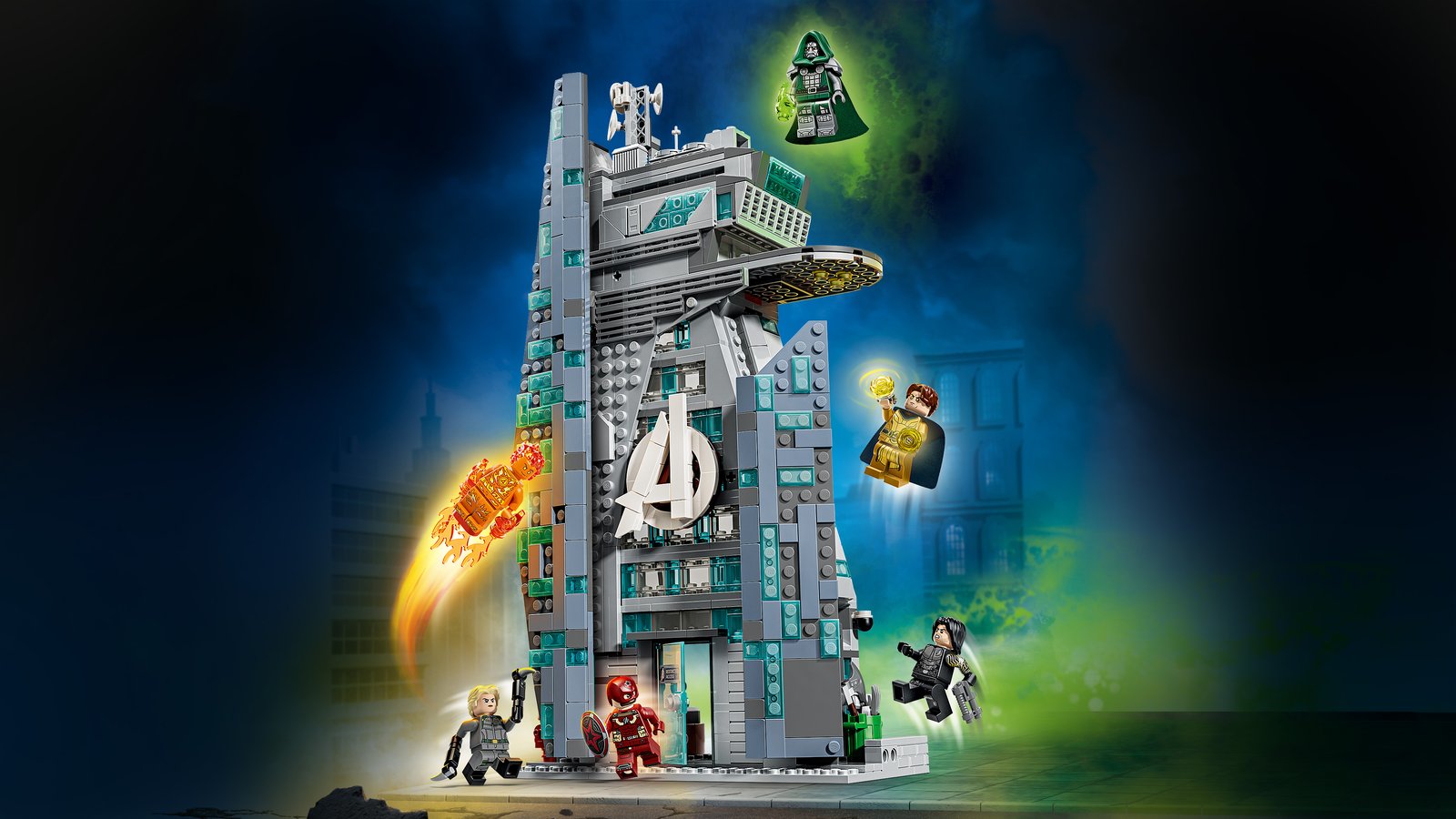 LEGO 76352 LEGO® Super Heroes Marvel 76352 - Avengers: Doomsday Neuer Avengers Tower – Primäres Produktbild