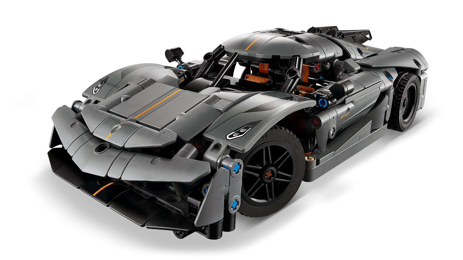 LEGO 42173 LEGO® Technic 42173 - Koenigsegg Jesko Absolut Supersportwagen in Grau – Primaeres Produktbild