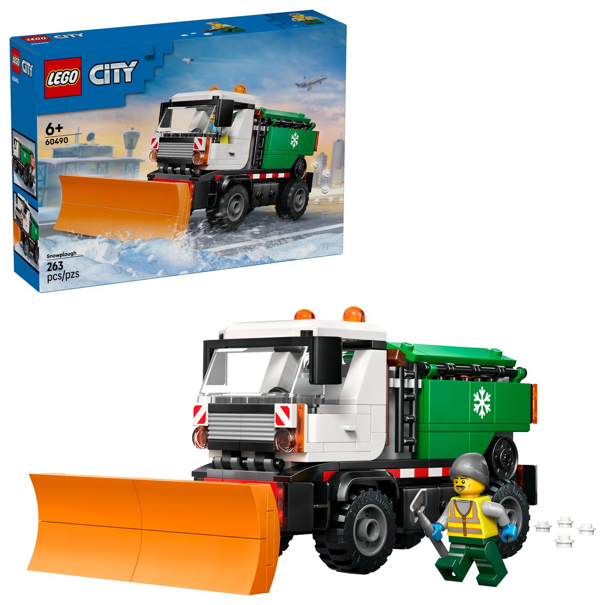 LEGO 60490 LEGO® LEGO City 60490 - Schneepflug – Box & Produkt