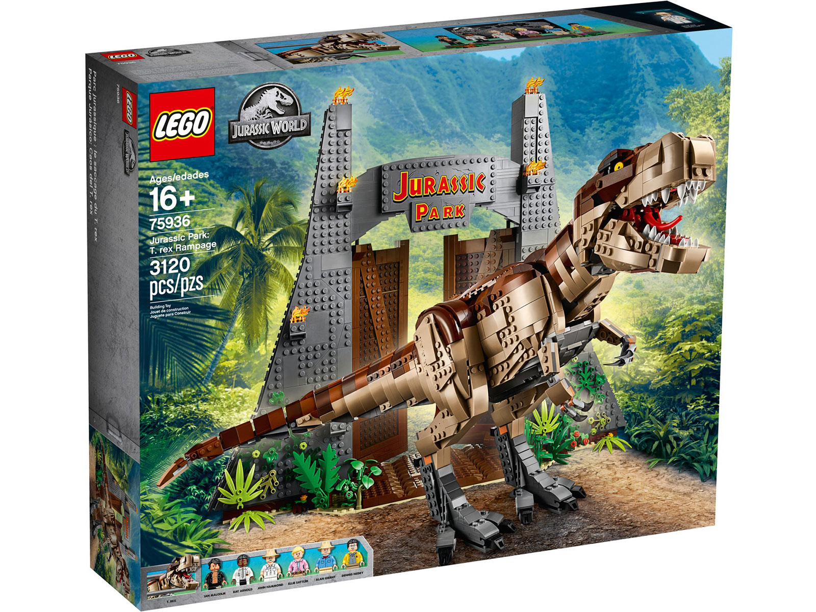 LEGO® Jurassic World 75936 - Jurassic Park: T. Rex' Verwüstung LEGO® Jurassic World 75936 - Jurassic Park: T. Rex' Verwüstung