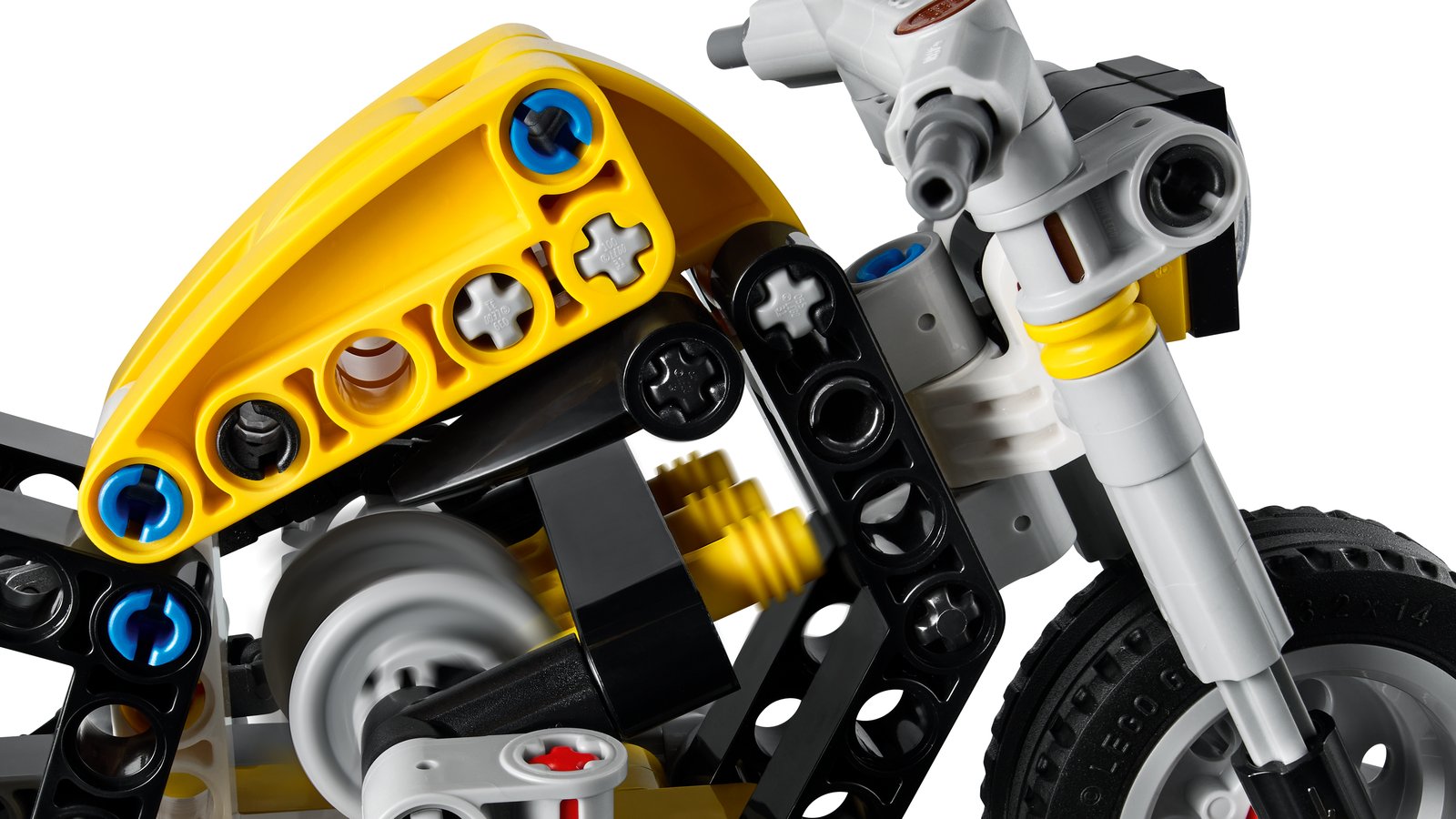 LEGO 42225 LEGO® Technic 42225 - Gelbes Motorrad – Detailansicht 5