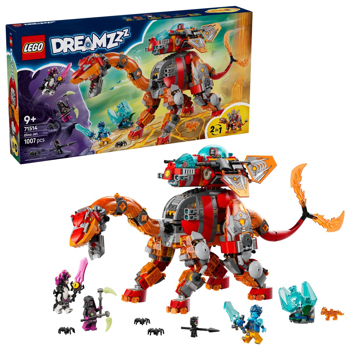 LEGO 71514 LEGO® DREAMZzz 71514 - Dino-Düsenflieger – Box & Produkt