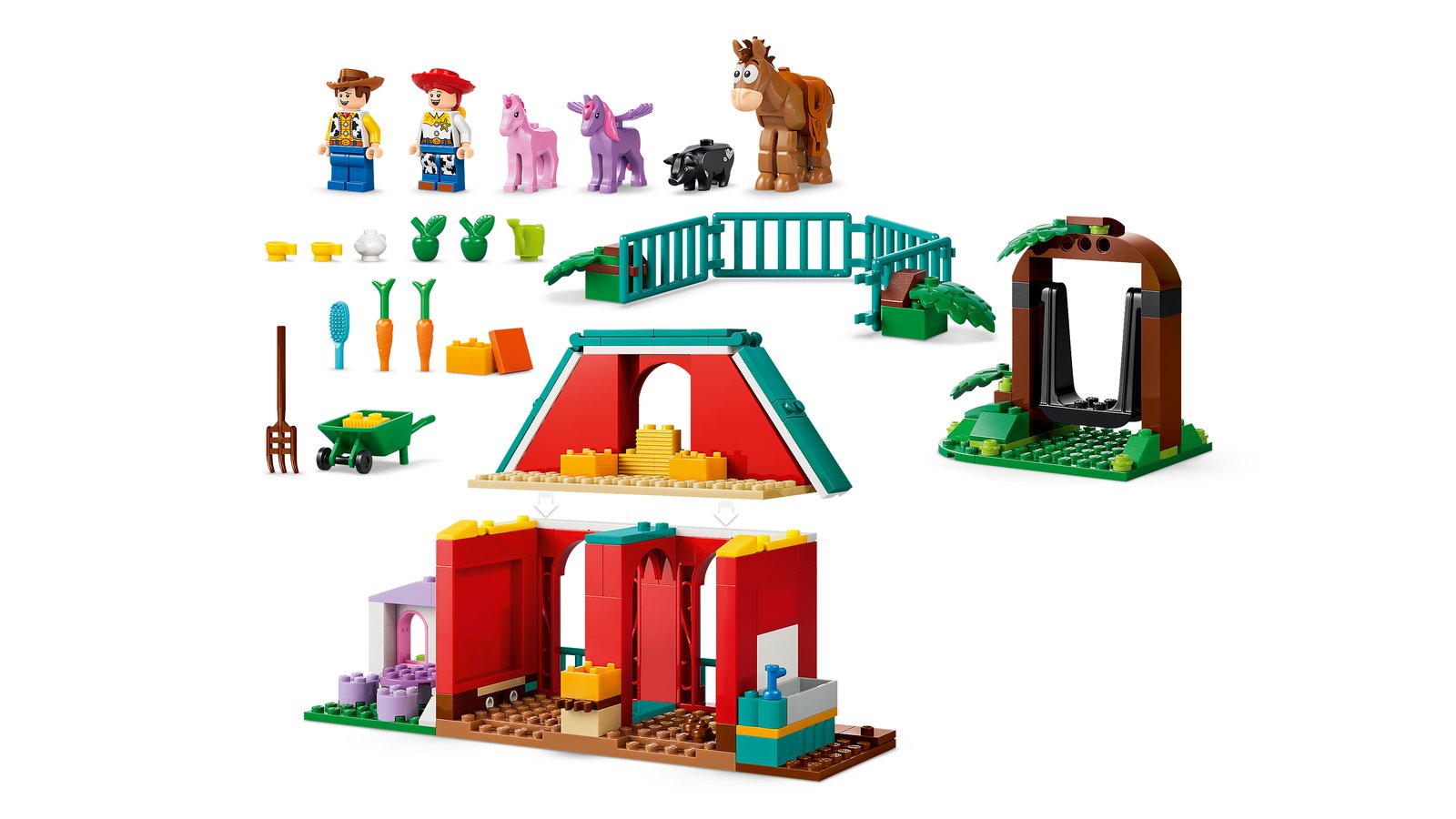 LEGO 43304 LEGO® ǀ Disney and Pixar Toy Story 5 43304 - Blazes Pferderanch – Detailansicht 3