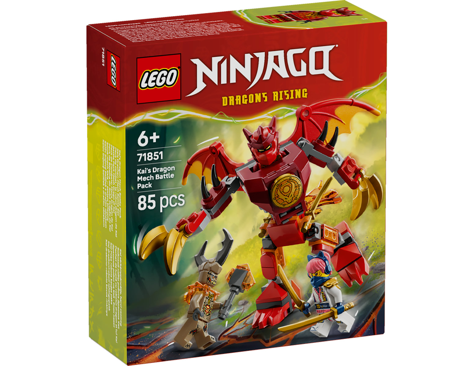 LEGO® Ninjago 71851 - Kais Drachen-Mech Battle Set