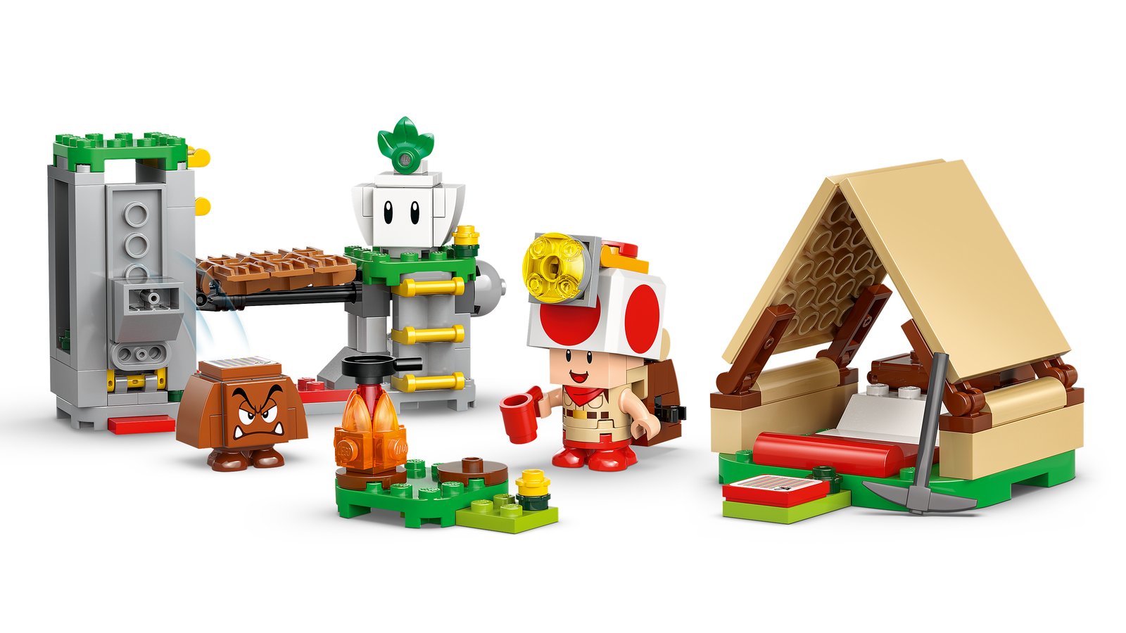 LEGO 72040 LEGO® Super Mario 72040 - Kapitän Toad-Camp – Primaeres Produktbild