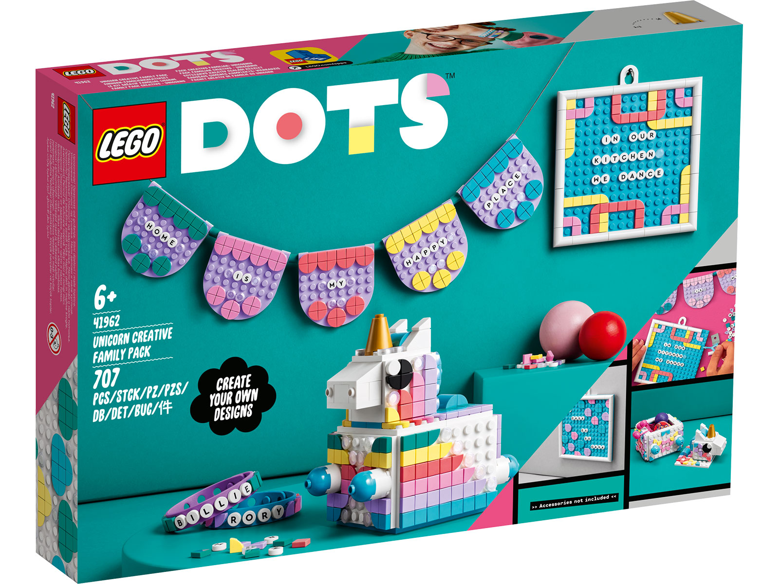 LEGO® DOTS 41962 - Einhorn Familienkreativset LEGO® DOTS 41962 - Einhorn Familienkreativset