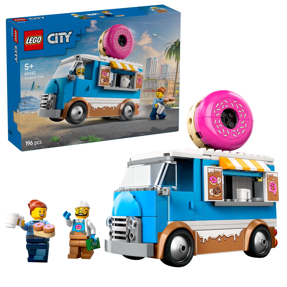 LEGO 60452 LEGO® City 60452 - Donut Truck – Box & Produkt